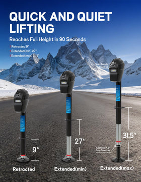 POLESTAR mounted on A-frame trailer demonstrating easy installation and secure attachment