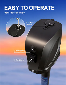 POLESTAR waterproof rain cover and label protecting electronics