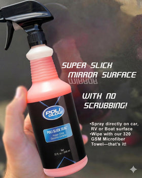 Poli Glow spray nozzle dispensing sealant for fast application