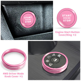 Polodunn 4WD knob cover next to ruler showing proper size and fit