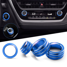 Polodunn front packaging showing blue aluminum knob trim set and benefits