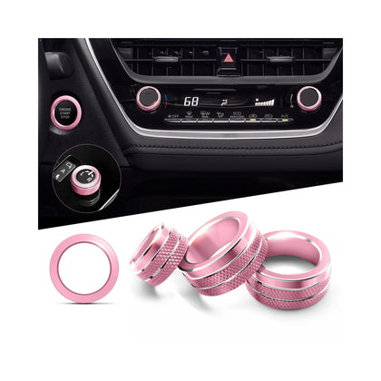 Polodunn pink knob set front packaging showing full 4-piece kit and benefit of premium upgrade