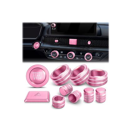 Polodunn front packaging showing 11pc pink knob kit and included tape for quick identification
