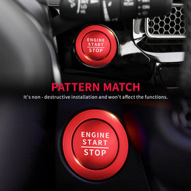 Polodunn hazard knob trim in vehicle interior showing cohesive styling and safety access benefit