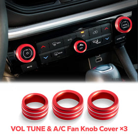 Polodunn installed on Compass A/C volume headlight push-start for style