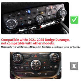Polodunn covers installed on Durango dashboard showing cohesive red accents