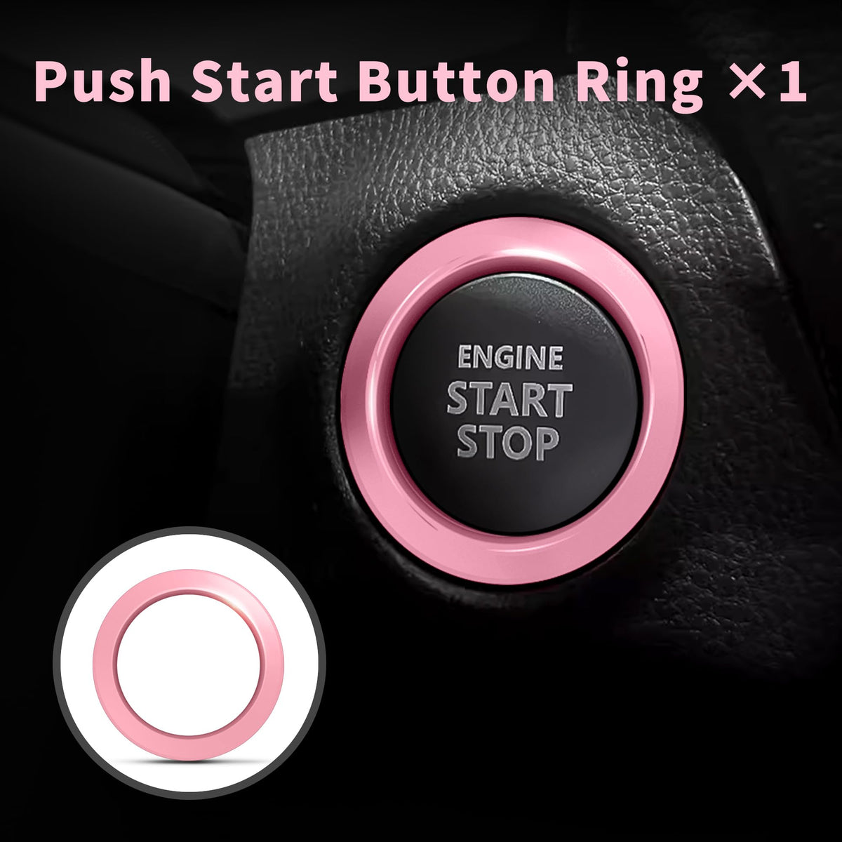 Polodunn trim around push-start button showing seamless integration and scratch protection