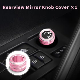 Polodunn cover fitted on rearview mirror switch illustrating precise OEM fit and durability