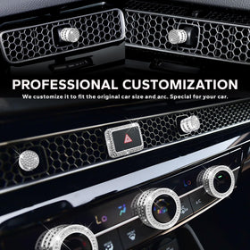 Polodunn push start and hazard light covers displayed, protecting original buttons