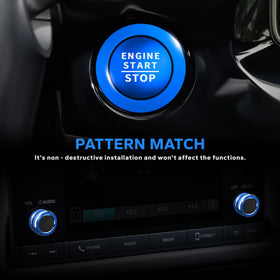 Polodunn push start and hazard knob covers, concealing blemishes for refreshed look