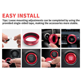 Polodunn rearview mirror knob proximity shot, showing tactile design and clarity