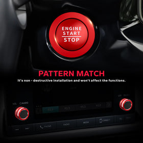Polodunn hazard and push start covers closeup protecting buttons from wear