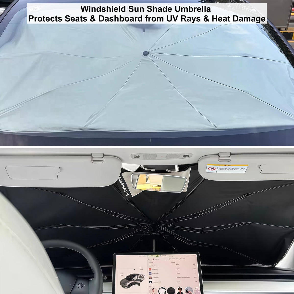 PONYBRO metal frame and reflective fabric close-up for durable performance