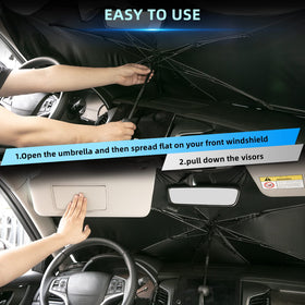 PONYBRO reflective surface detail deflecting sunlight to protect dash