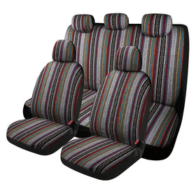 PONYJOYUP front seat full view showing colorful protection and refreshed interior