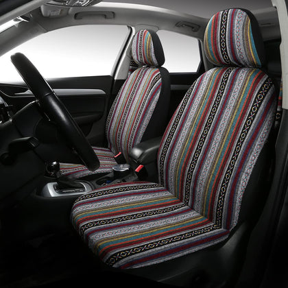 PONYJOYUP front seat full view showing colorful protection and refreshed interior
