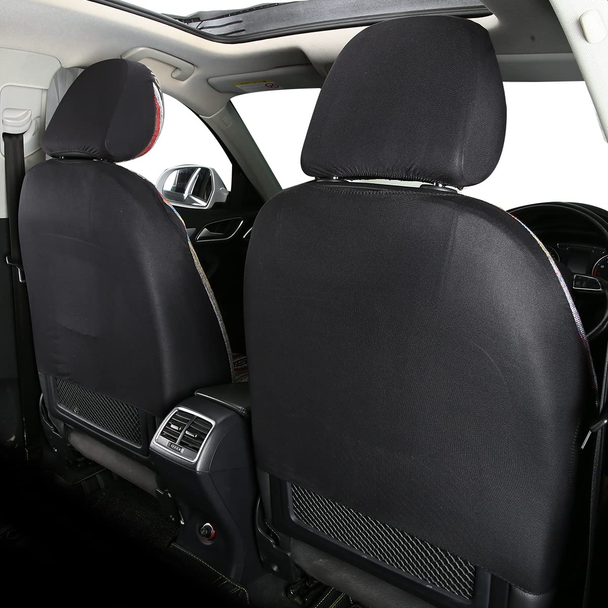 PONYJOYUP snap fastener under seat detail showing secure non-slip attachment