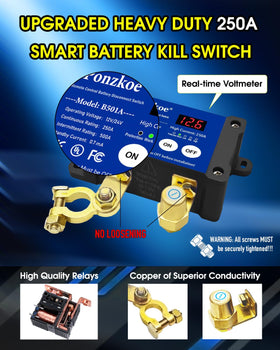 Ponzkoe remote keyfob in hand offering convenient theft deterrent control