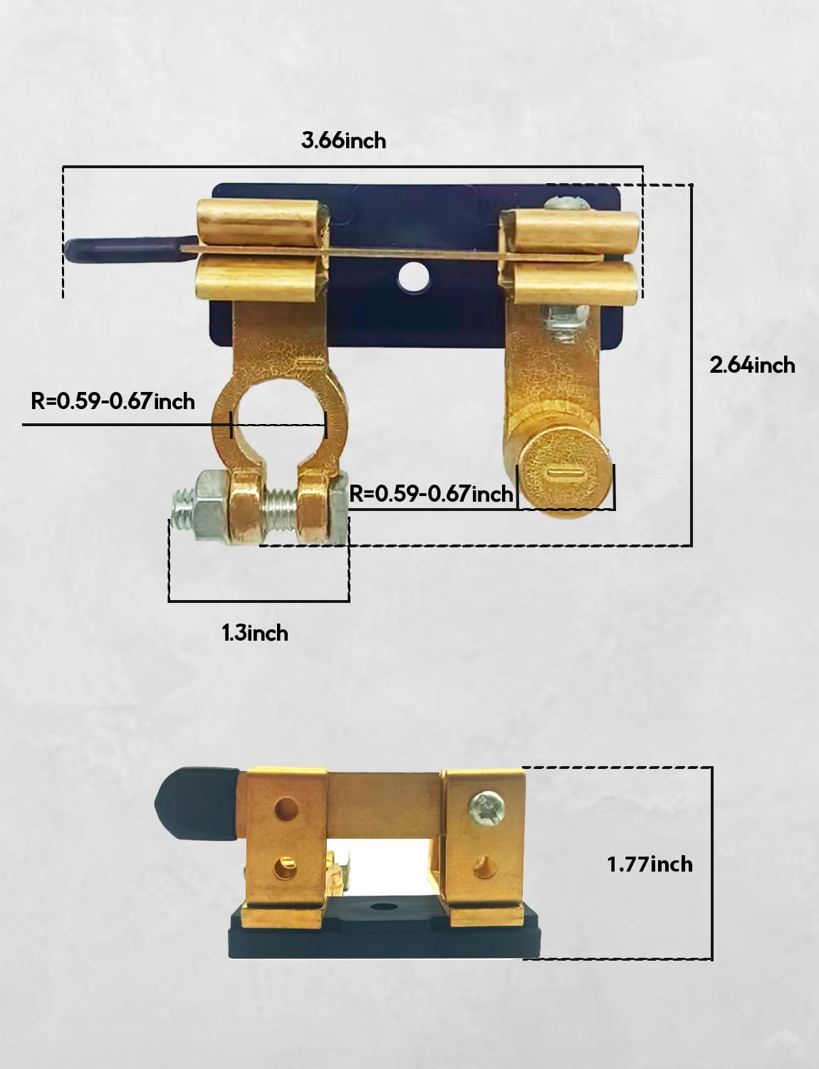 Ponzkoe next to a coin for size comparison showing compact, sturdy design