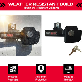 Pop & Lock finish detail showing UV-resistant coating for long-lasting color