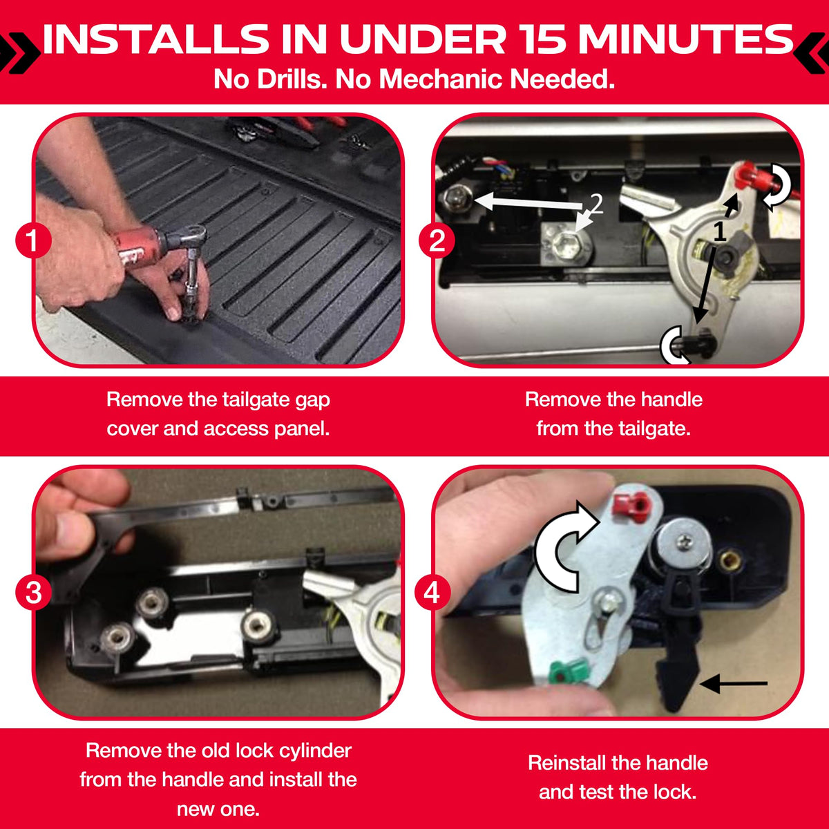 Pop & Lock PL5500 UV-resistant finish close-up showing weather-resistant protection