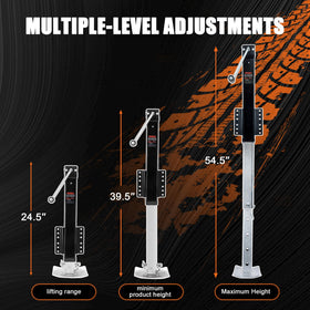 POPBULL adjustable drop leg mechanism giving precise height control