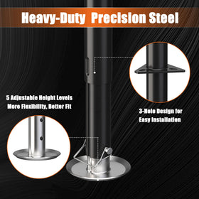 POPBULL drill-powered lift in use highlighting quick, effortless lifting with cordless drill