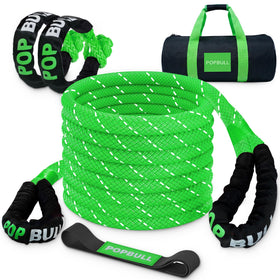 POPBULL front view rope and shackles showing kit ready and reliable