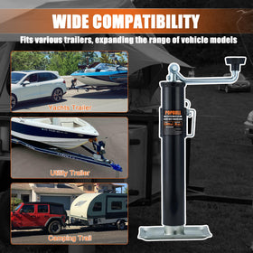 POPBULL installed at a campground showing reliable support for trailers in use