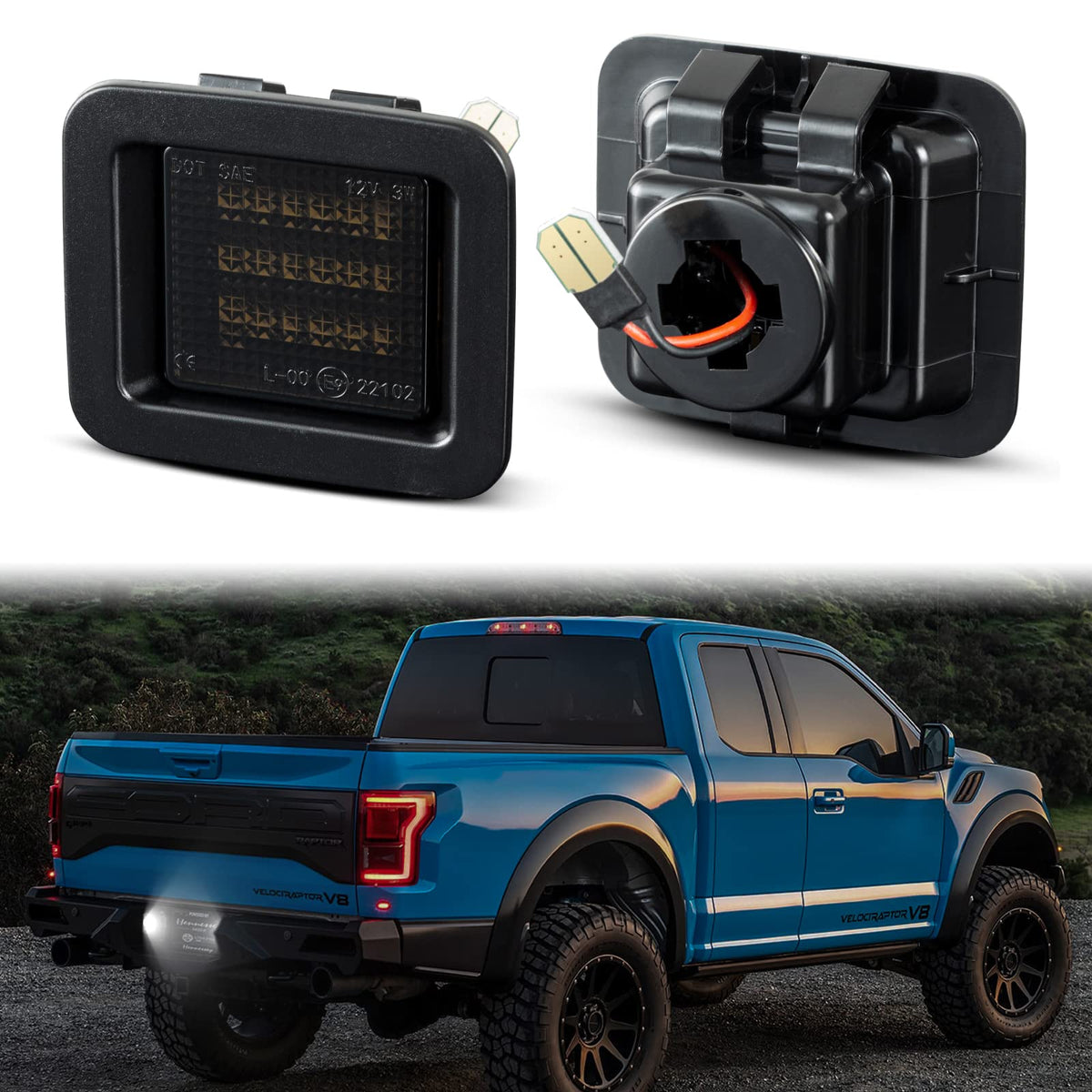 POPMOTORZ front assembly showing smoked lens and improved rear visibility