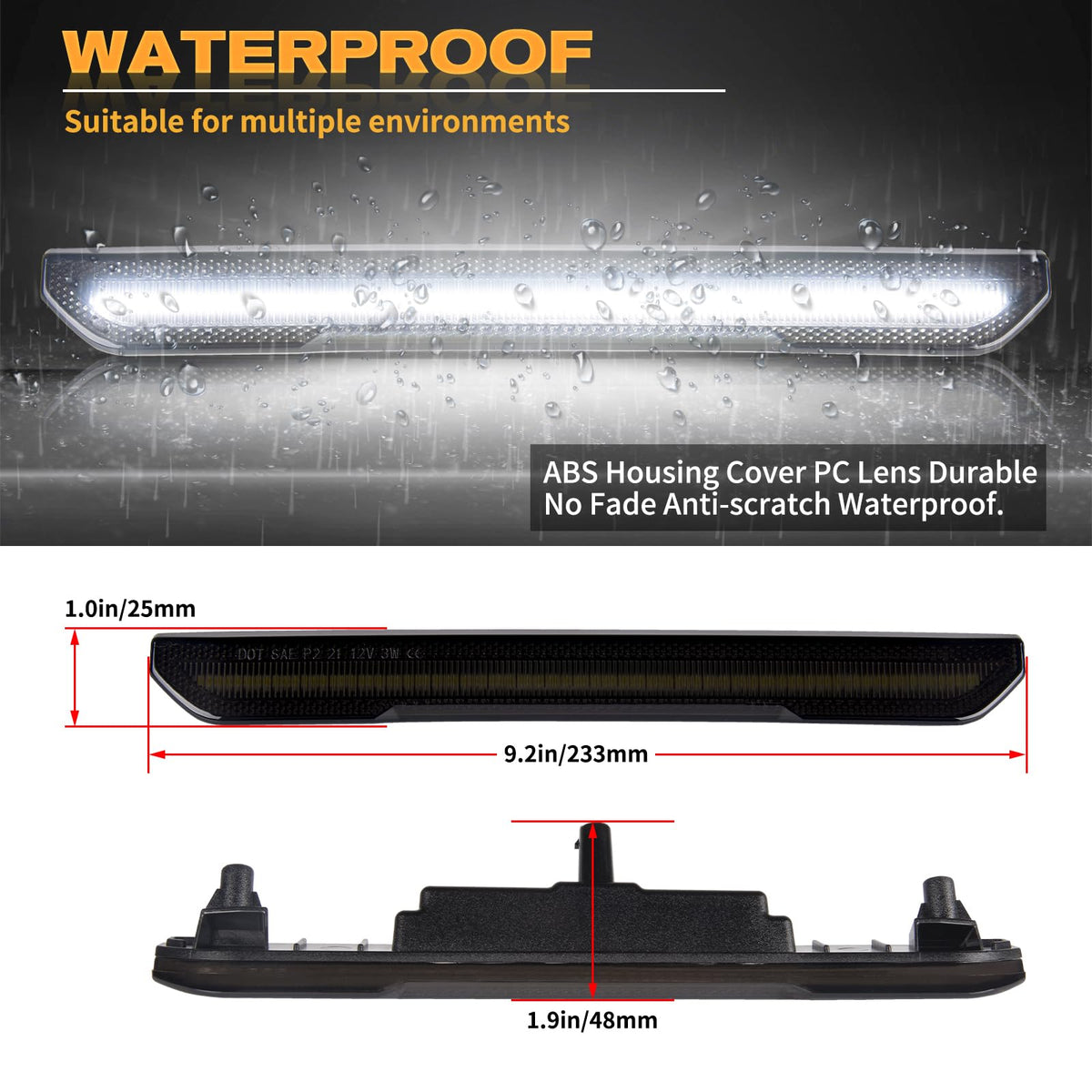 POPMOTORZ LED chip detail showcasing high-density SMD 4014 lights for brightness