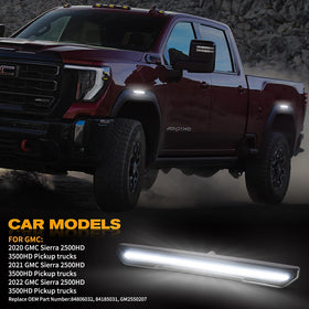 POPMOTORZ rear side marker assembly with smoke lens enhancing vehicle profile