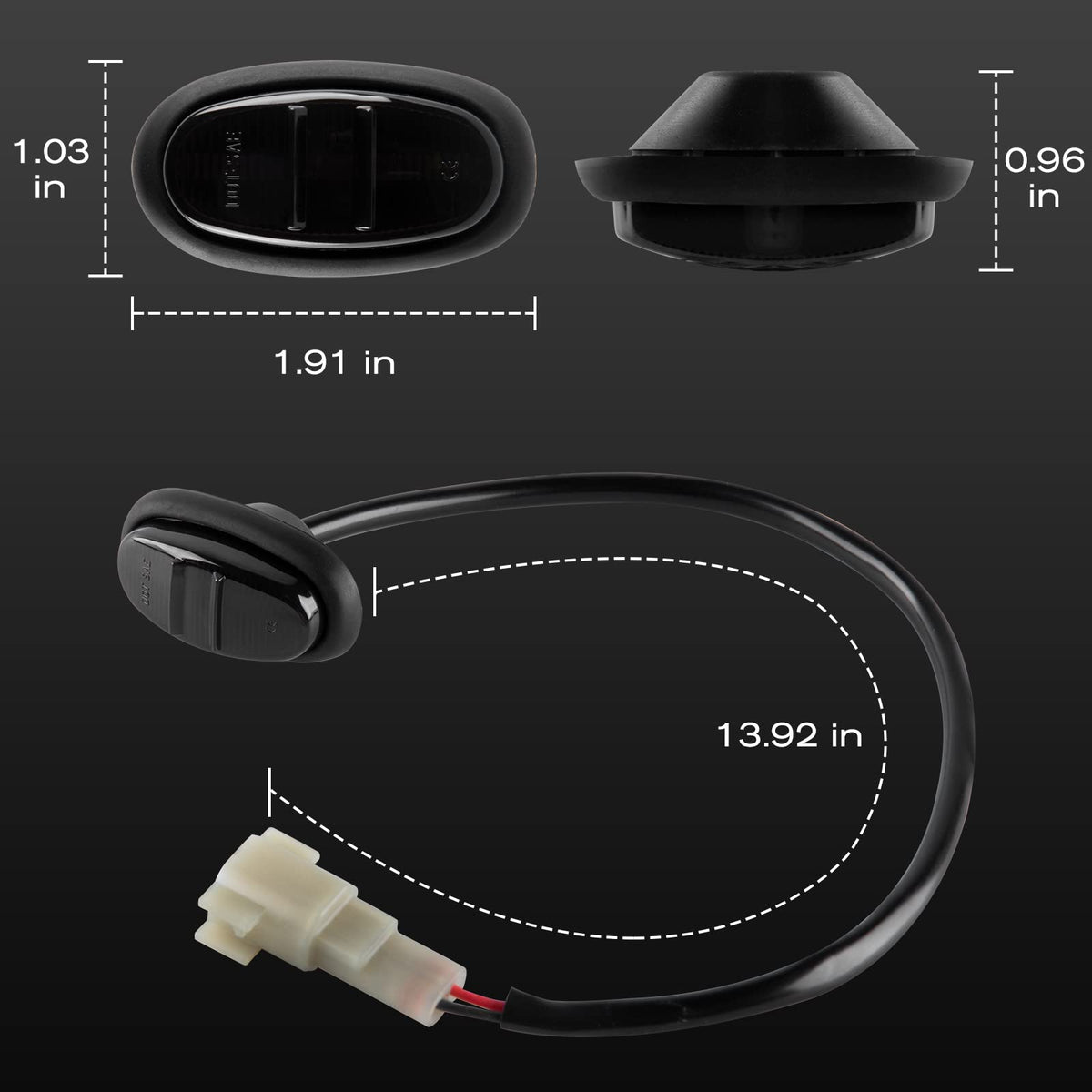 POPMOTORZ size comparison next to hand showing compact fit and easy install