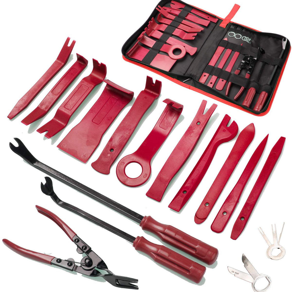 Poraxy kit front view showing all tools and bag for organized storage
