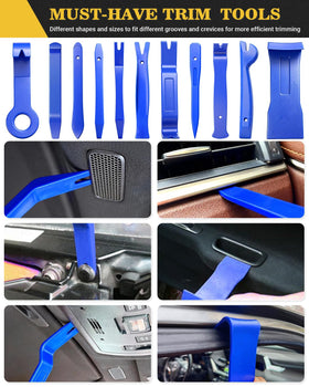Poraxy nylon pry tool close-up, reinforced shape prevents scratches