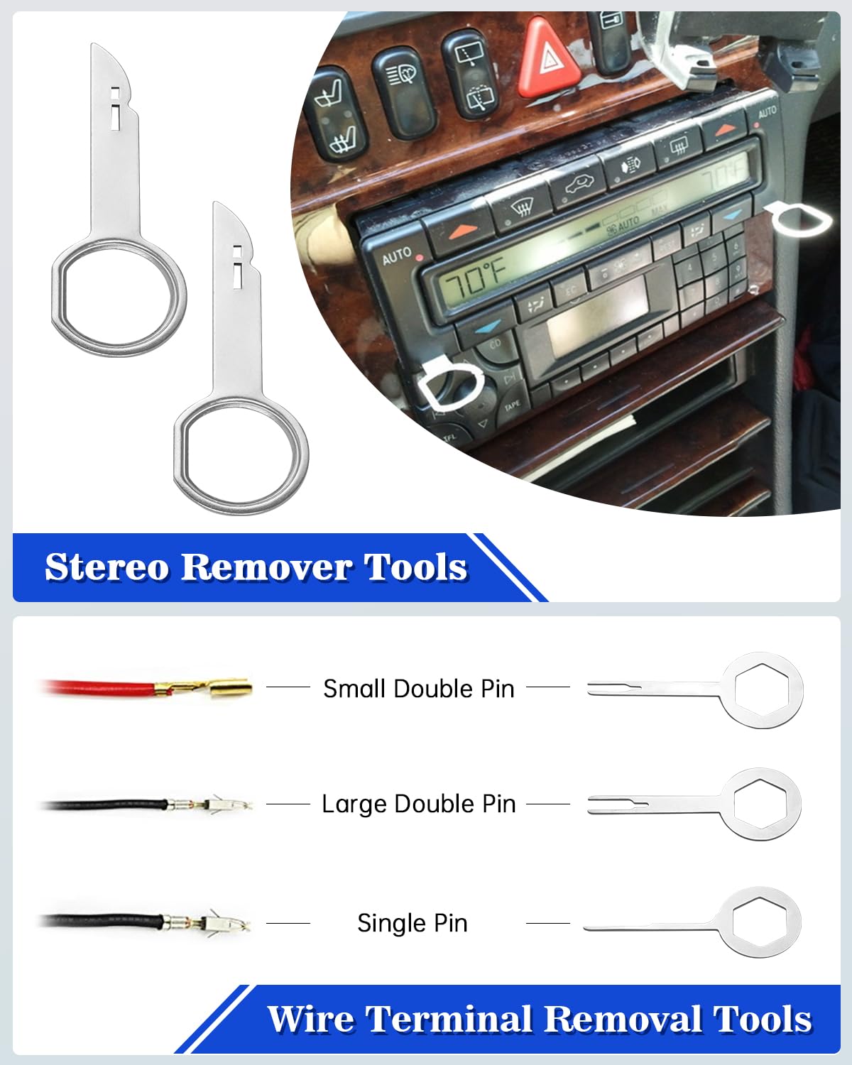 Poraxy stereo removal keys extracting radio safely with reduced damage risk