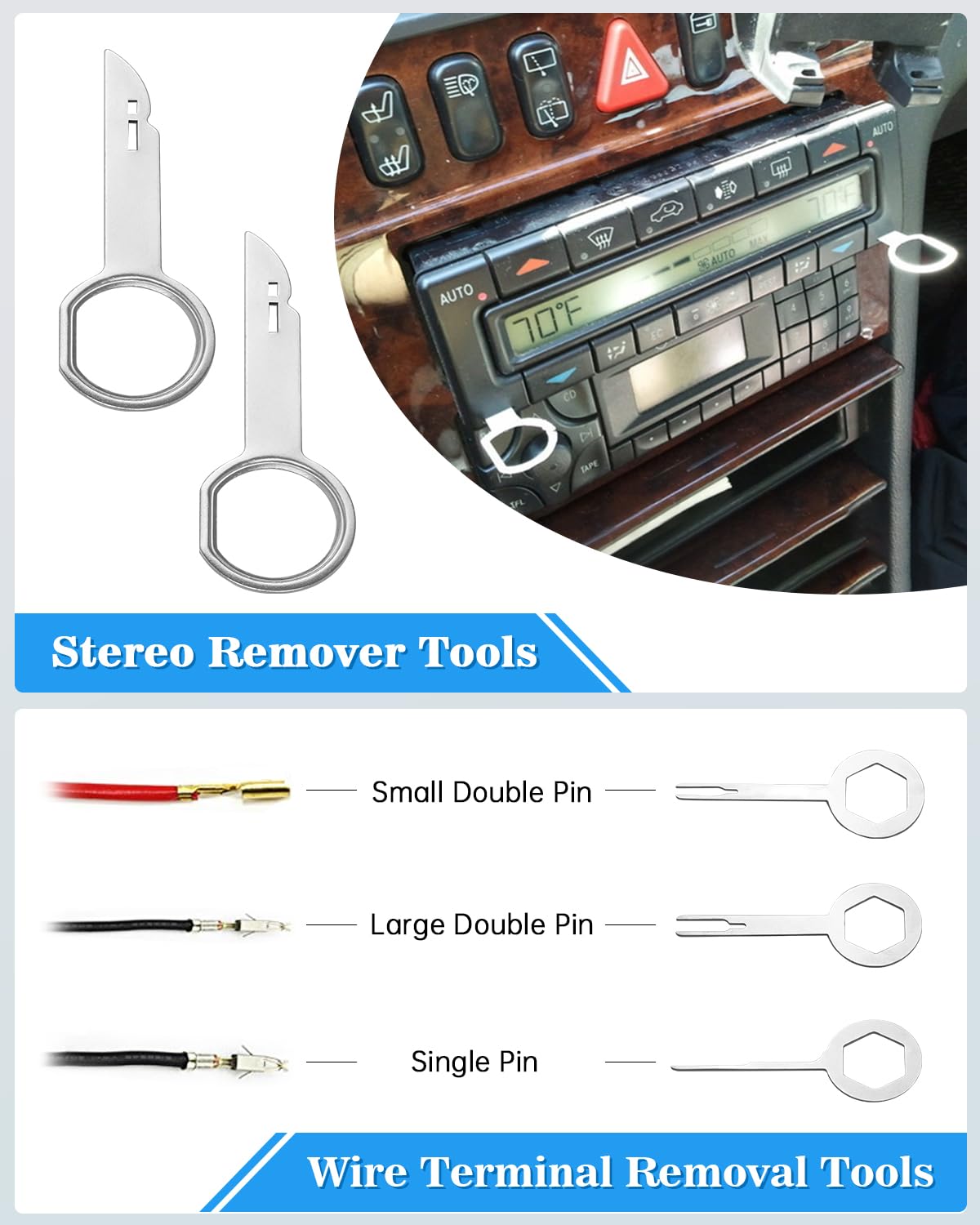 Poraxy tool prying a car door panel demonstrating safe, scratch-free removal benefit