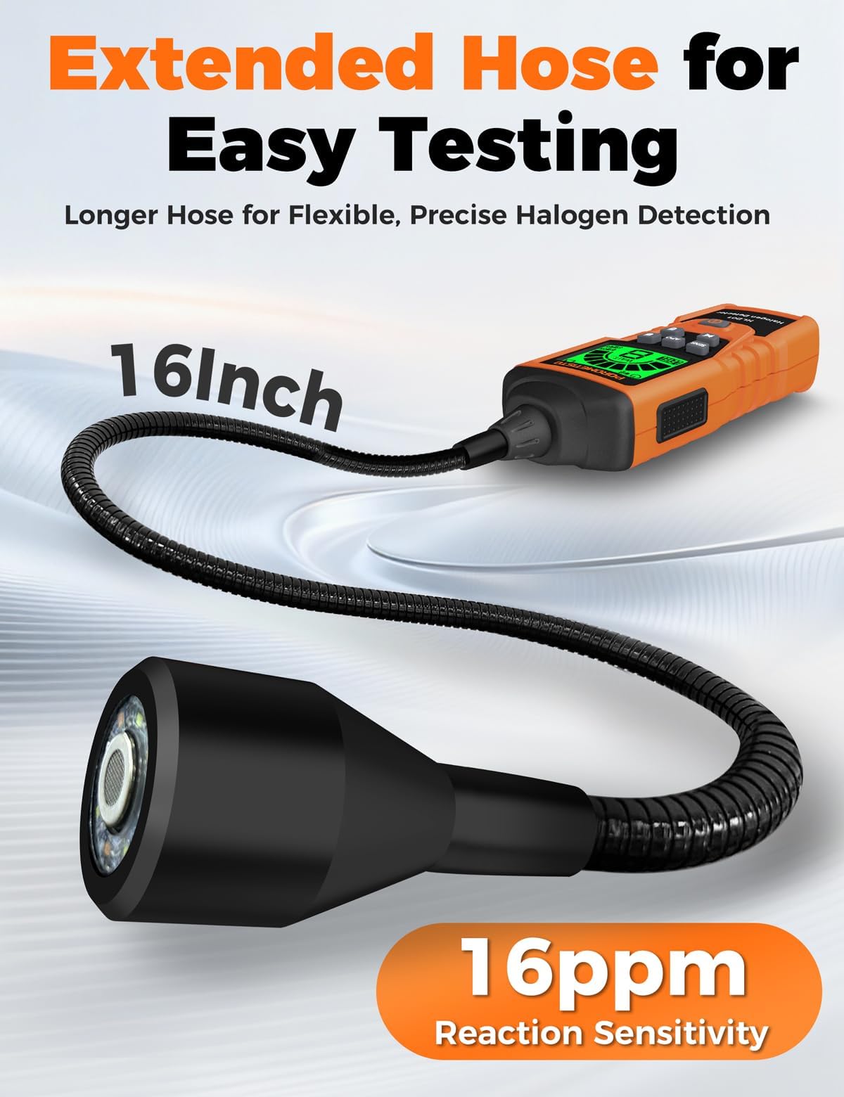 POROMETISTO USB-C port and cable attached showing convenient rechargeable power