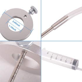 porotmotor scale comparison next to a fork showing measurement range and fit