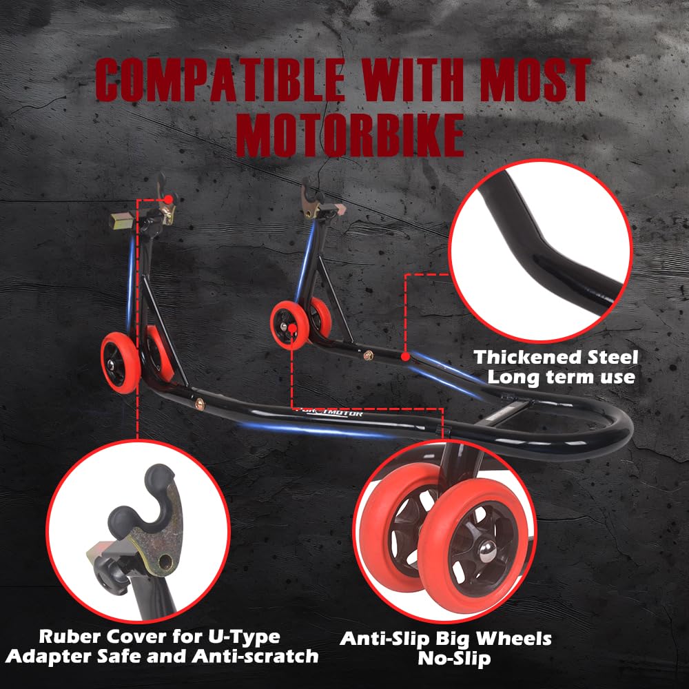 porotmotor size comparison with motorcycle showing scale and fit confirmation benefit