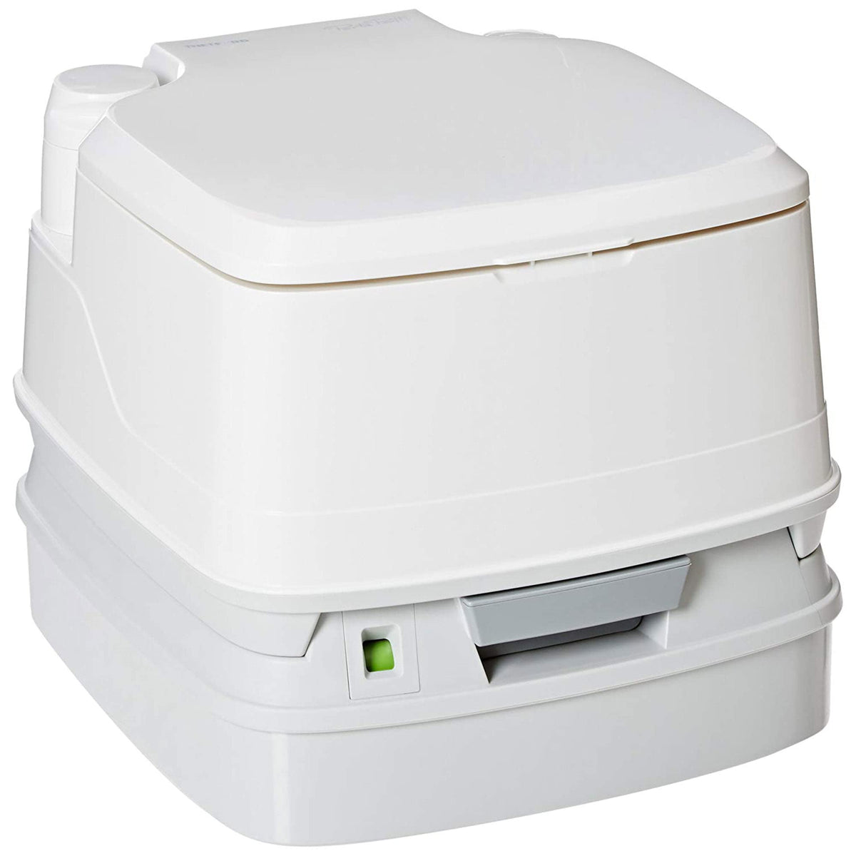 Porta Potti 345 front view showing compact design and easy access