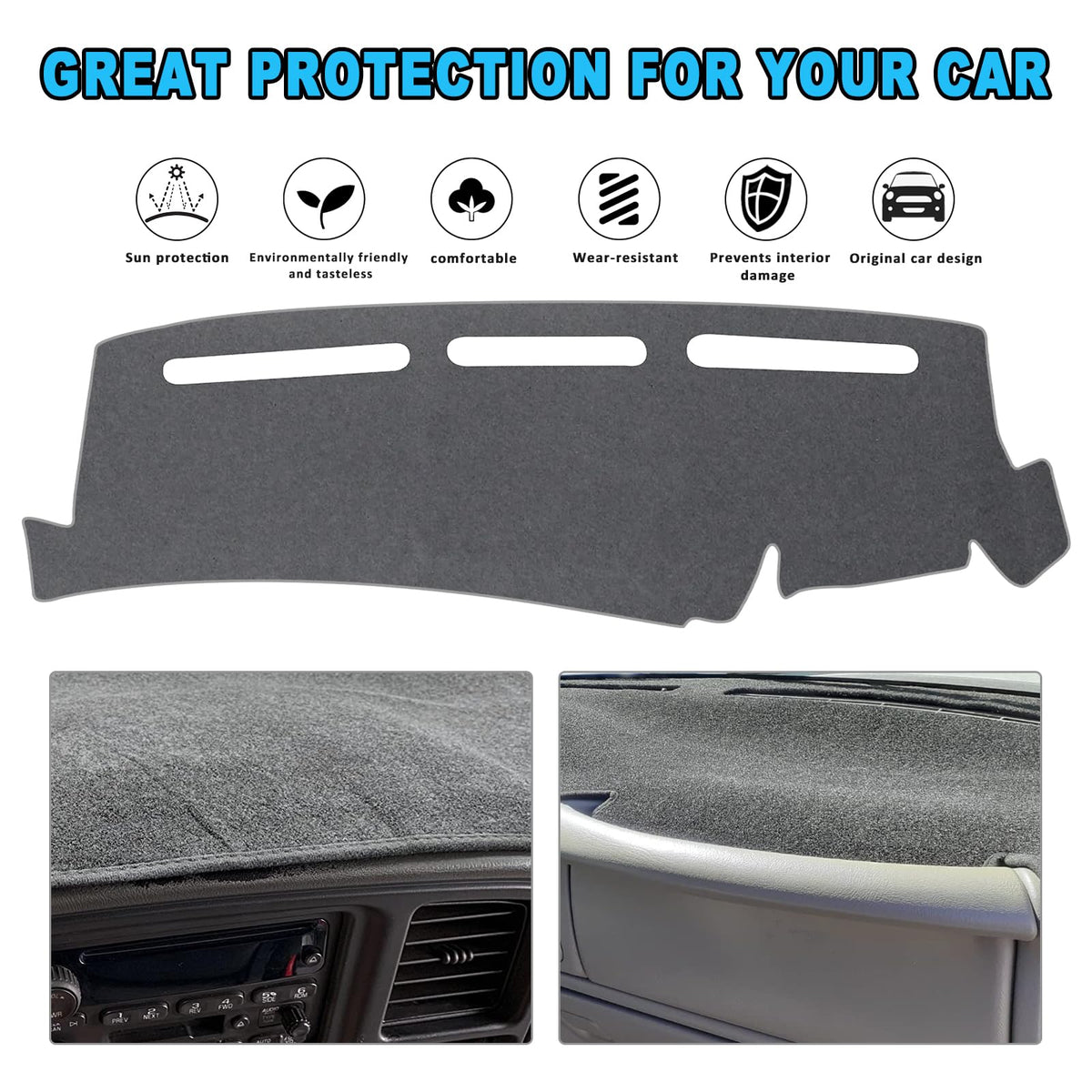 POSAID installed on dashboard from driver view improving visibility and style