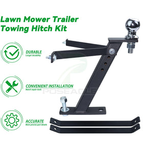 POSEAGLE side profile showing dimensions and fitment for mower frame mounting