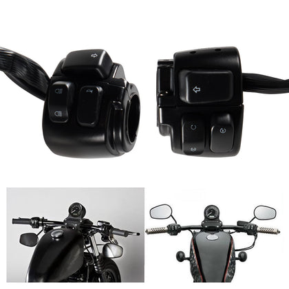 POSENG front view of handlebar switch housings showing clean fit and controls