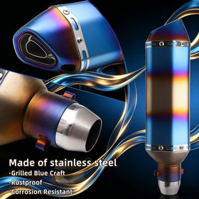 POSENG inlet and clamp detail showing 38–51mm fitment for easy slip-on installation