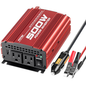 POTEK front panel showing AC outlets and USB for convenient device access