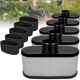 Poweka front packaging showing five-filter kit and easy replacement benefit