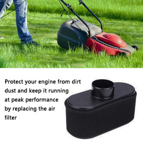 Poweka filter installed on riding mower illustrating straightforward replacement