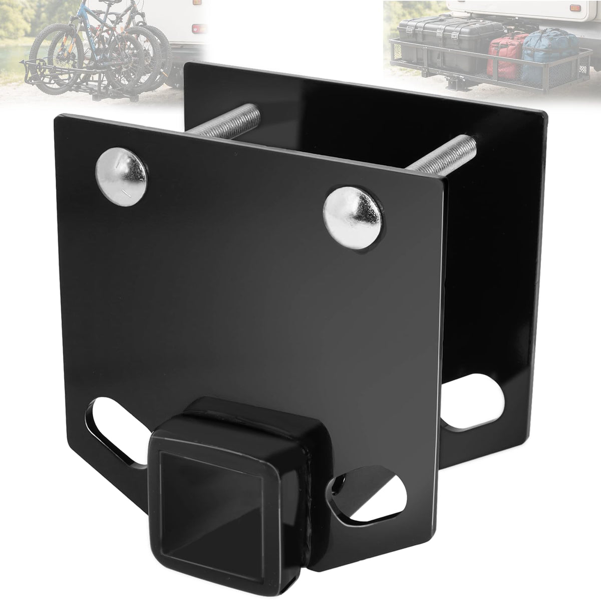 Poweka packaging and included hardware flatlay showing everything needed for install