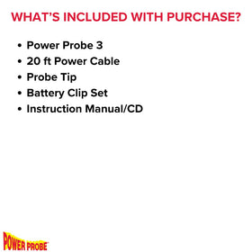 Power Probe held in hand illustrating compact size and portability for technicians